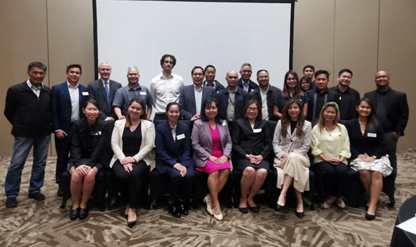 PE2 member representatives join DOE and other ESCO market stakeholders in a PE2-LCEP ESCO certification workshop in this 4 February 2020 file photo. (PE2 photo by Luigi Eusebio)
